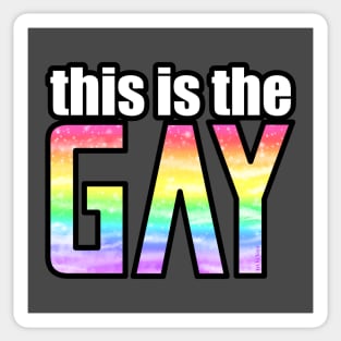 This is the gay Sticker